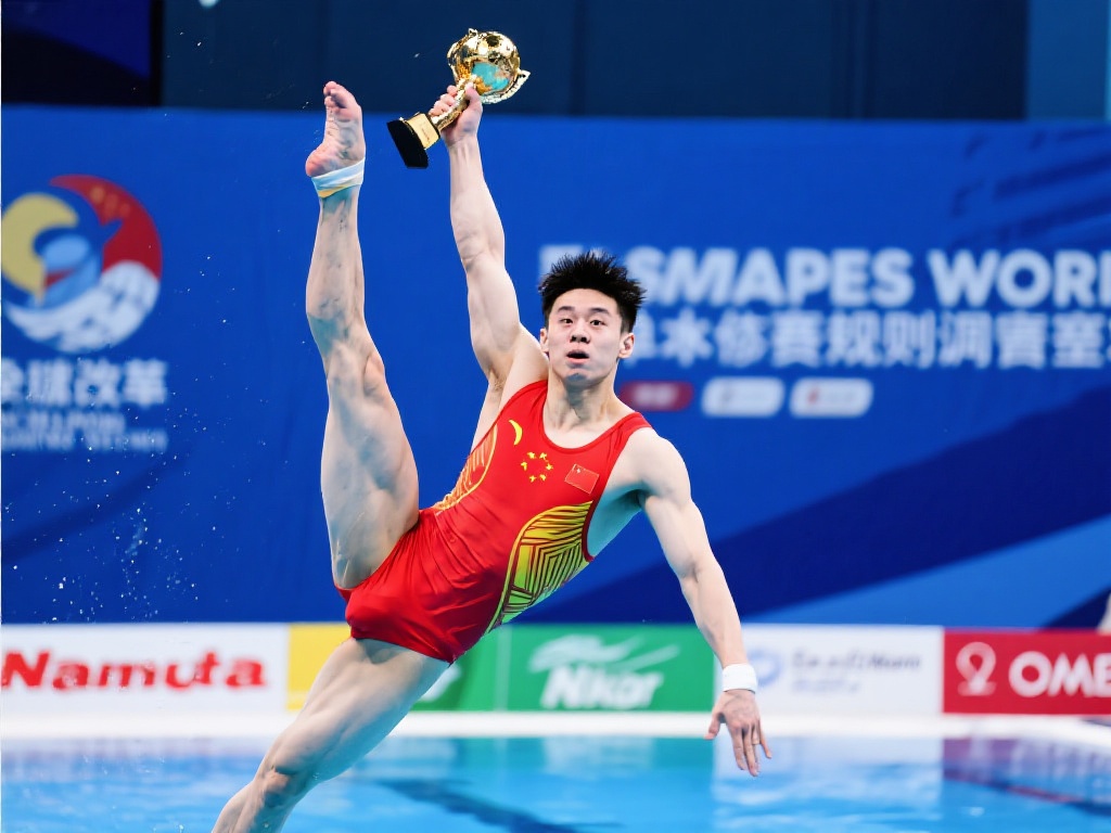 世界杯个人赛制革新 王宗源摘金 在全球体育迷的热切关注下,跳水世界杯近期